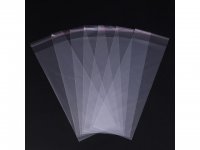 1000 Clear Self-Adhesive Seal Plastic Bag 35x10cm