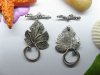 50sets Metal Leaf Toggle Clasp yw-ac-tc40
