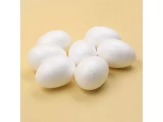 100Pcs Polystyrene Foam Egg Decoration Craft DIY 56mm