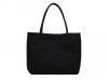 1Pc Simple Black Hemp Handbag Tote Shoulder Bag Women's Bag 1Pc Simple Black Hemp Handbag Tote Shoulder Bag Women's Bag