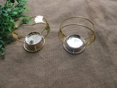 1Pc Gold Ins Minimalist Candle Holder Heart or Round Pattern 1Pc Gold Ins Minimalist Candle Holder Heart or Round Pattern
