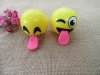 10Pcs Funny Emoticon Tongue Out Design Toy Balls toy-p-ch415
