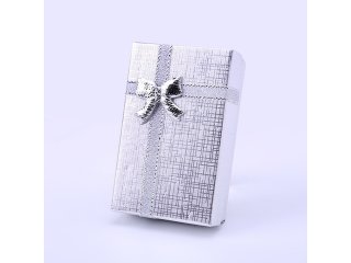 16 New Silver Gift Case for Necklace & Ring 8x5cm