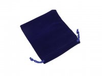 50 Blue Velvet Drawstring Gift Jewelry Pouches 12x10cm