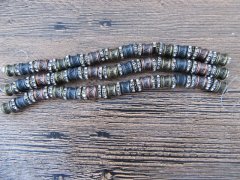 12String Alloy Metal Round Beads Unfinished Bracelet Jewelry