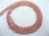 5Strands x 62pcs Cherry Quartz Round Gemstone Beads 6mm 5Strands x 62pcs Cherry Quartz Round Gemstone Beads 6mm