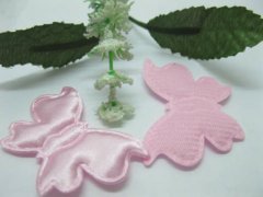 500X Pink Butterfly Padded Embellishments Trims 500X Pink Butterfly Padded Embellishments Trims