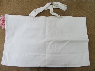 1Pc New Plain Jumbo Shopping Bag Tote Handle Bag Shoulder Bag 53