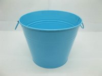 10Pcs Blue Tin Pail Bucket w/Ring Handle for Wedding Favor 10Pcs Blue Tin Pail Bucket w/Ring Handle for Wedding Favor