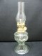 A Antique Clear Glass Kerosene Oil Finger Lamp