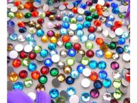 5000 Flat Back Diamonds Rhinestones 4mm Mixed Color