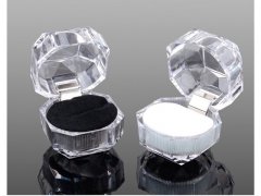 20 Clear Ring Display Cases Jewelry Ring Boxes 3.9*3.7cm 20 Clear Ring Display Cases Jewelry Ring Boxes 3.9*3.7cm