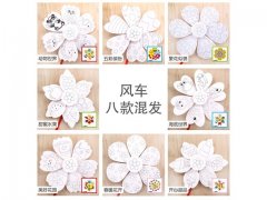 10Sets Activity Color-It Windmills Wind Spinner for Kids