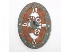 1Pc Rusty Vintage Decorative Hanging Wall Clock Home D?cor 1Pc Rusty Vintage Decorative Hanging Wall Clock Home D?cor