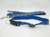 5Sets Reflective Adjustable Dog Collar & Lead Blue 38-62cm