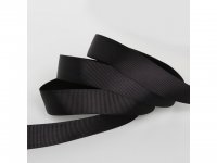 1Roll X 100Yards Black Grosgrain Ribbon 38mm