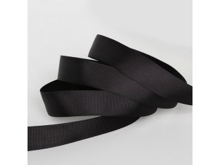 1Roll X 100Yards Black Grosgrain Ribbon 38mm