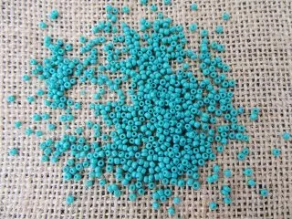 1Bag X 30000Pcs Opaque Glass Seed Beads 2mm Turquoise