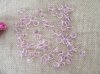 450g (400Pcs) Pink Faceted Round Crystal Beads 10mm