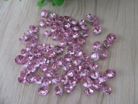 1000 Diamond Confetti 10mm Wedding Party Table Scatter-Pink