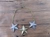 12Pcs Popular Simple Chain Necklace with Star Charms