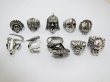 24X Men's Scary Design Metal Rings Assorted (image for) 24X Men's Scary Design Metal Rings Assorted