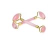 (image for) 4Pcs Facial Beauty Massage Tool Pink Rose Quartz Double Roller F