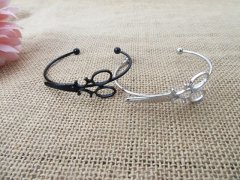 (image for) 12Pcs Unique Scissor Design Bangles Cuff Jewellery Bracelet Mix