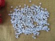 4Packs x 340Pcs White Plastic Cube Alphabet Beads 5x5mm