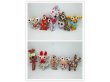 (image for) 12 Fabric Sponge Doll Keyring Keychain Handmade Assorted