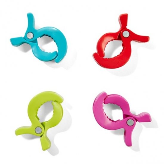 18 Baby Size Stroller Clip Mixed Color - Click Image to Close