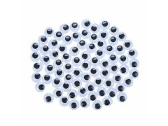(image for) 2000 Black Joggle Eyes/Movable Eyes for Crafts 12mm