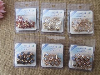 (image for) 6sheets New Charms Alloy Pendants Beads DIY Jewelry Accessories 