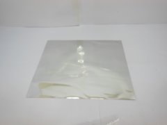100Pcs Metallic Sliver Adhesive Plastic Bag Privacy Bag 20x17cm