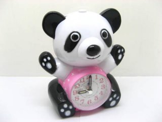 1Pc Novelty Racoon Morning Music Clock