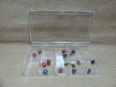 (image for) 4Pcs Bead Mini Tool Storage Box 10 Compartment Organizer Case