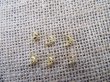 100Packs X 20Pcs Golden Charlotte End Crimps Bead Tips 4mm Clams (image for) 100Packs X 20Pcs Golden Charlotte End Crimps Bead Tips 4mm Clams