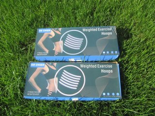 (image for) 1Set Detachable Body Health Weighted Hula Hoop w/Skipping Rope