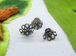 (image for) 200pcs Antique Bronze Basket Filigree Bead Caps Leaves 6-12mm