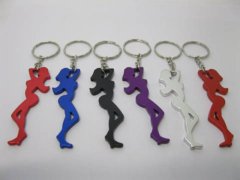 (image for) 48 New Aluminium Alloy Belle Beauty Key Rings Keyrings