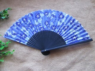 10Pcs New Silk Cloth Flower Etc Printed Folding Hand Fans