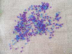 (image for) 250Gram (Approx 10000Pcs) Bicone Beads Loose Beads Mixed Color -