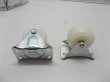 (image for) 2 New White Straight Fixed Castor Wheels 2.5"