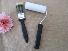 4Sets Paint Set Paint Roller Paint Brush Edger Wall Painting