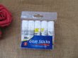 4Packs x 5Pcs Rotatory Bottom Solid Glue Stick - 9Gram (image for) 4Packs x 5Pcs Rotatory Bottom Solid Glue Stick - 9Gram