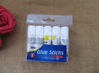 4Packs x 5Pcs Rotatory Bottom Solid Glue Stick - 9Gram
