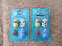 6Sheetsx 4Pcs Rubber Pets Dog Cow Lion Etc Erasers Stationery