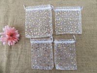 5Packs x 4Pcs Stars Printed Drawstring Jewelry Gift Pouches Asso