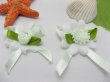 100 Light Green Craft Satin Ribbon Flower Embellishment (image for) 100 Light Green Craft Satin Ribbon Flower Embellishment