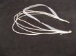 100 White Multi-stranded Waxen & Ribbon for necklace (image for) 100 White Multi-stranded Waxen & Ribbon for necklace